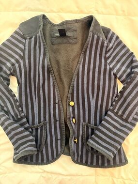 Marc by Marc Jacobs Black Quilted Collar Jacket - Black